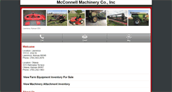 Desktop Screenshot of m.mcconnellmachineryco.com