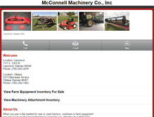 Tablet Screenshot of m.mcconnellmachineryco.com